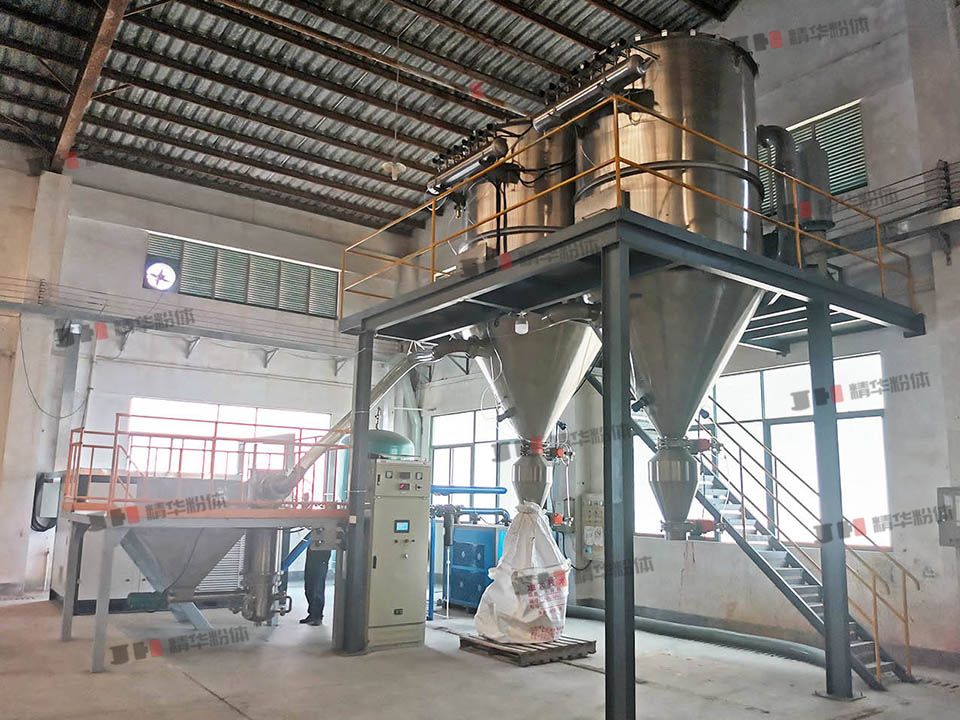 陶瓷釉料气流粉碎机--广东某公司