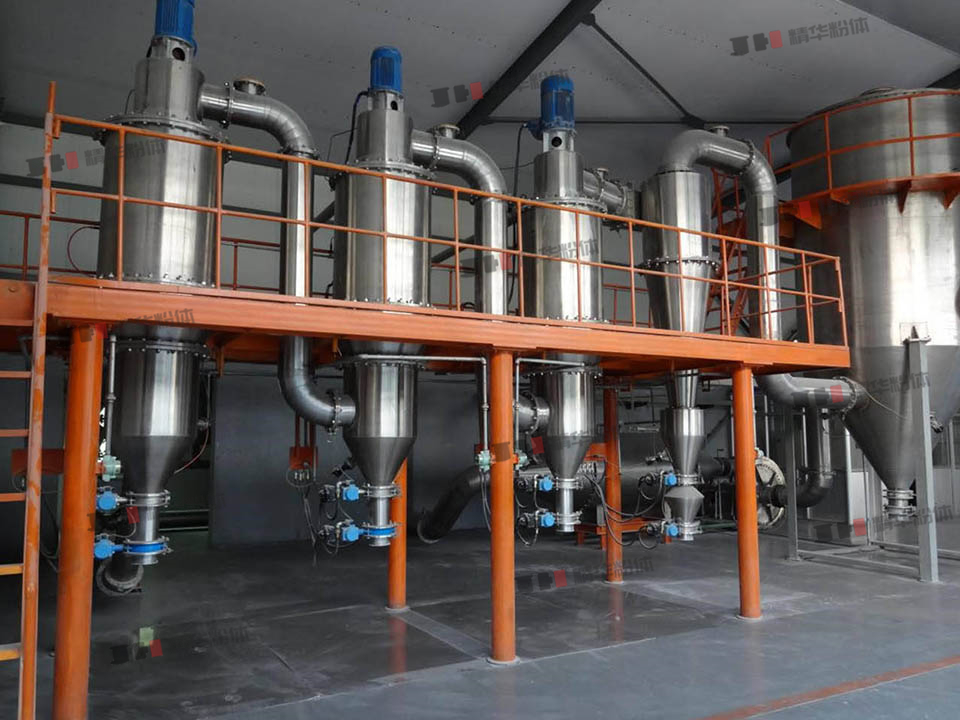 球型雾化铝粉氮气保护气流分级机--河南某公司
