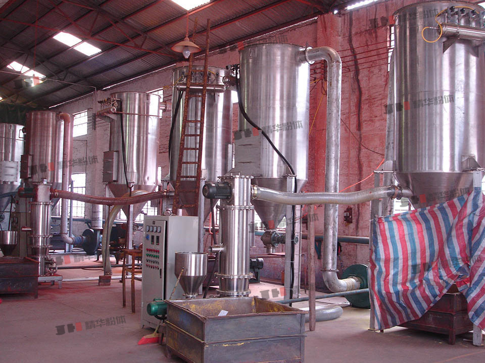 陶瓷颜料气流粉碎机--三水市某公司