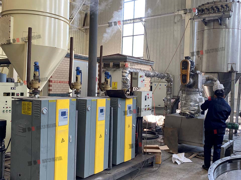 碳化硅蒸汽磨-山东某新材料公司