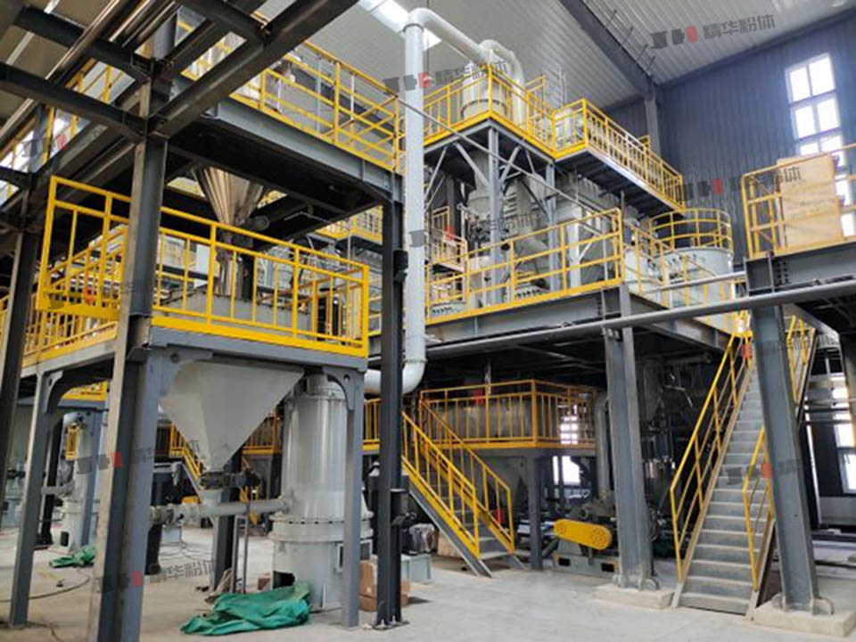 石油焦立式冲击磨--山东生产现场