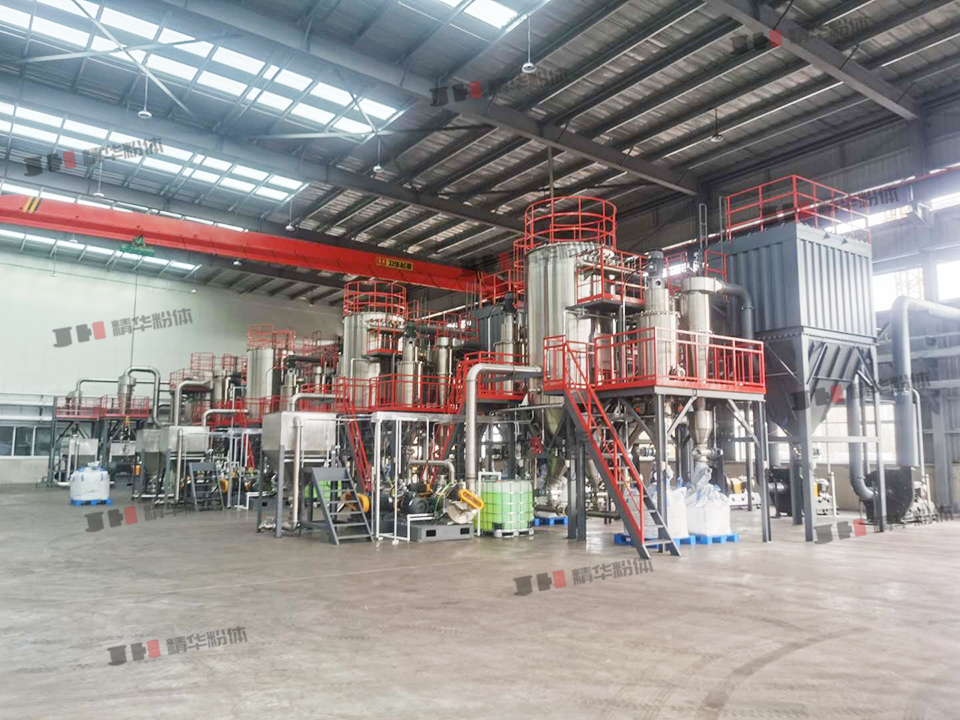 石油焦超微粉碎机--辽宁某生产现场