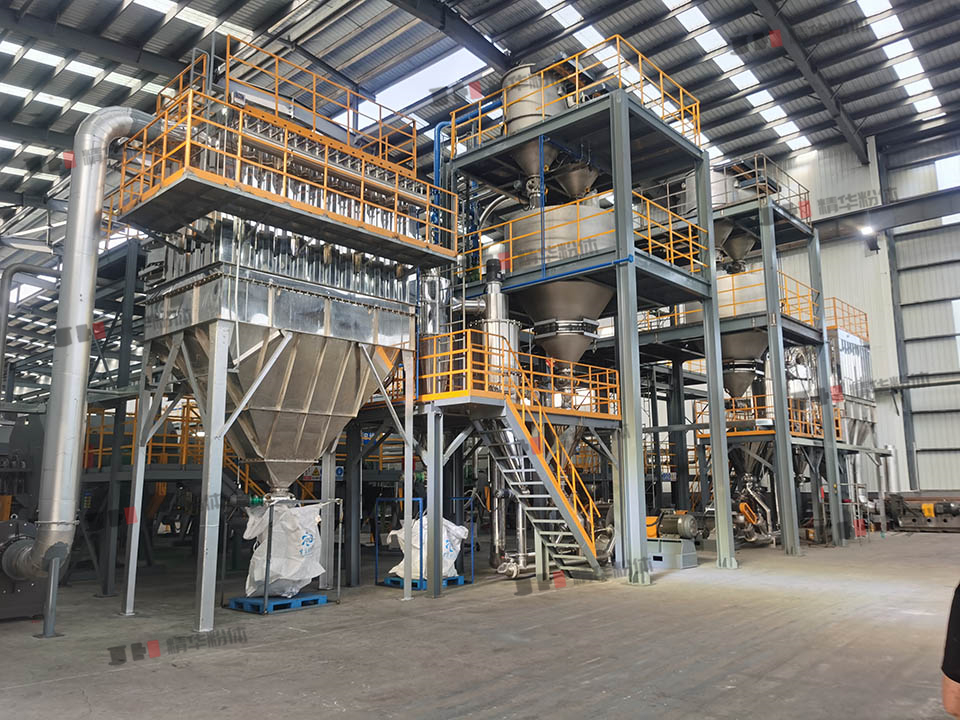 石油焦超微冲击磨--内蒙古某生产现场