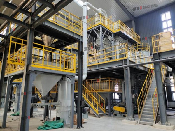 石油焦立式冲击磨--山东生产现场