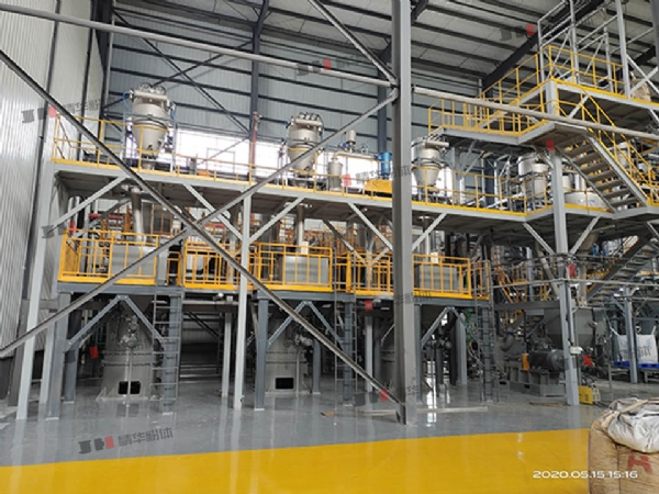 石油焦立式冲击磨--湖南某生产现场