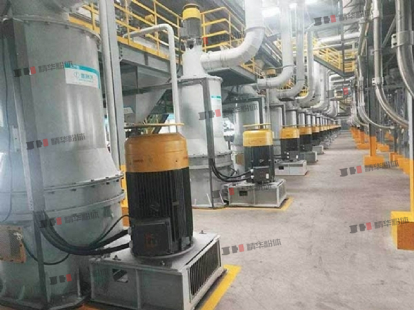 石油焦立式冲击磨--四川某生产现场