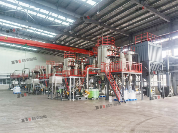 石油焦超微粉碎机--辽宁某生产现场