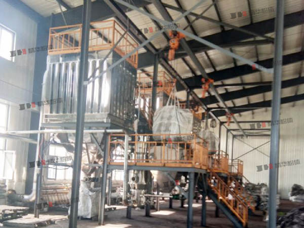 沥青气流粉碎机--黑龙江某生产现场