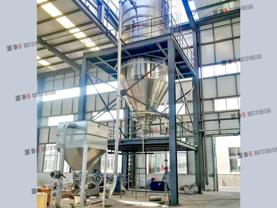 氢氧化铝气流混合机--临朐恒辉某生产现场